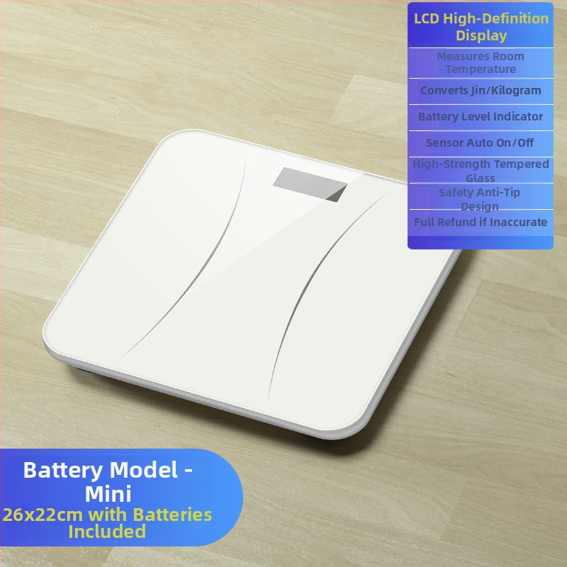 Elektroninės kūno riebalų masės svarstyklės – tikslus skaitmeninis svorio ir kūno riebalų matuoklis suaugusiems, namų ar bendrabūčio naudojimui