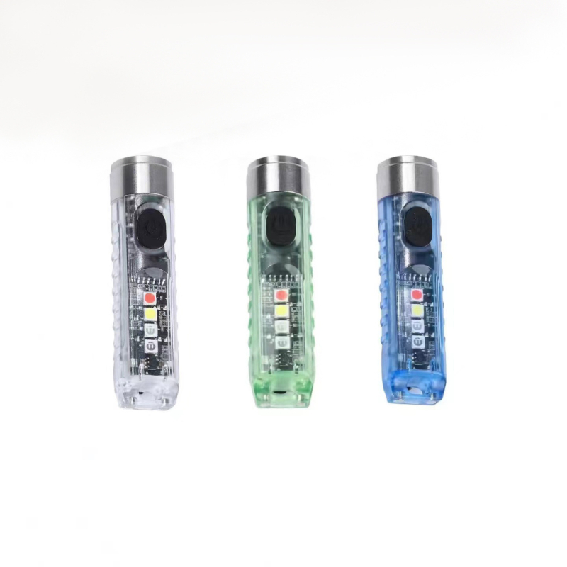 LED mini svjetiljka, USB punjenje, magnetski privesak za ključeve s 3W LED i dometom od 100–200 m