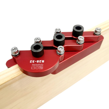 Εργαλείο ξυλουργικής με αυτοκεντρισμό, κυκλικός ξύλινος σφήνας, 3-σε-1 διανοίκτης οπών και οδηγός ορθών οπών 90° για πάνελ επίπλων DIY