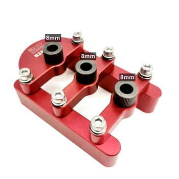 Εργαλείο ξυλουργικής με αυτοκεντρισμό, κυκλικός ξύλινος σφήνας, 3-σε-1 διανοίκτης οπών και οδηγός ορθών οπών 90° για πάνελ επίπλων DIY