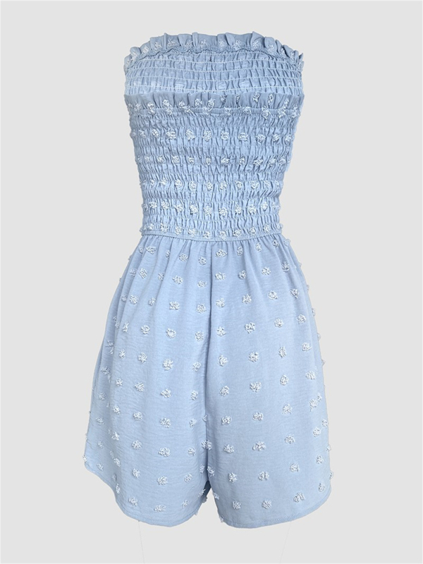 Kényelmes poliészter overál, ujj nélküli, egy vállon, középső derék, enyhén bővülő nadrág, kollázs/splicing dizájn (nyár 2025)