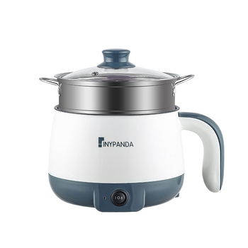 Електрически горещ съд за 1-2 души със вътрешен съд от неръждаема стомана, функция против сух ход, механично управление, под 800 W