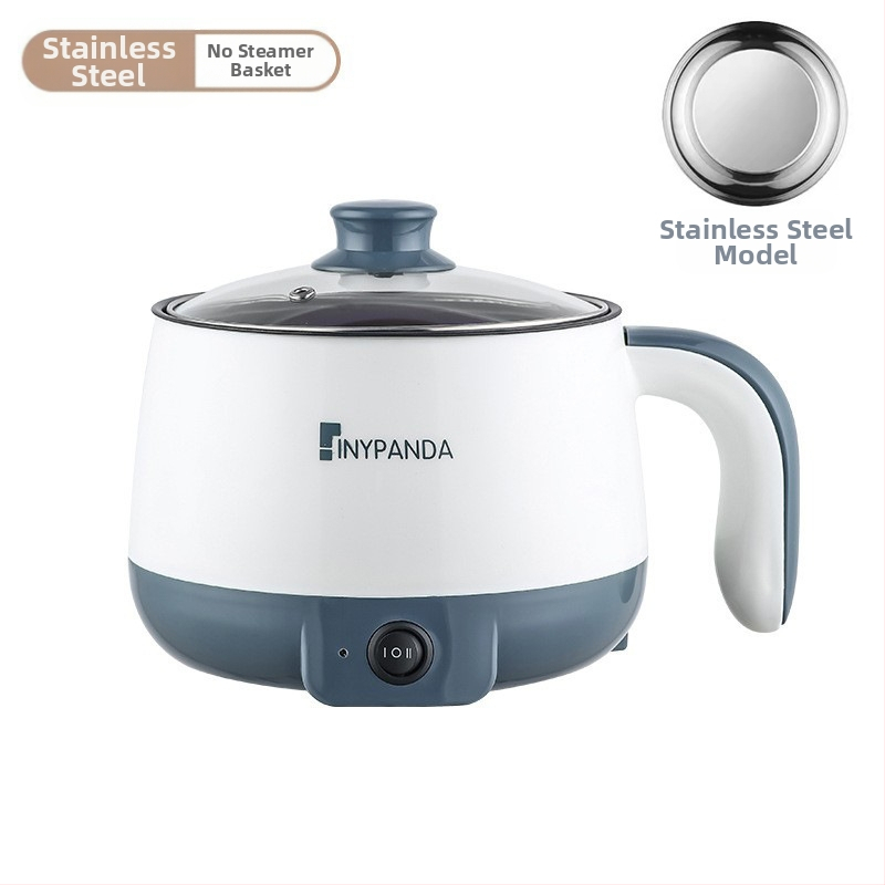 Електрически горещ съд за 1-2 души със вътрешен съд от неръждаема стомана, функция против сух ход, механично управление, под 800 W