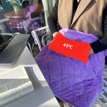 USB maitinama elektrinė antklodė, krištolo veliūras, skalaujama, 45°C pastovi temperatūra, 10W