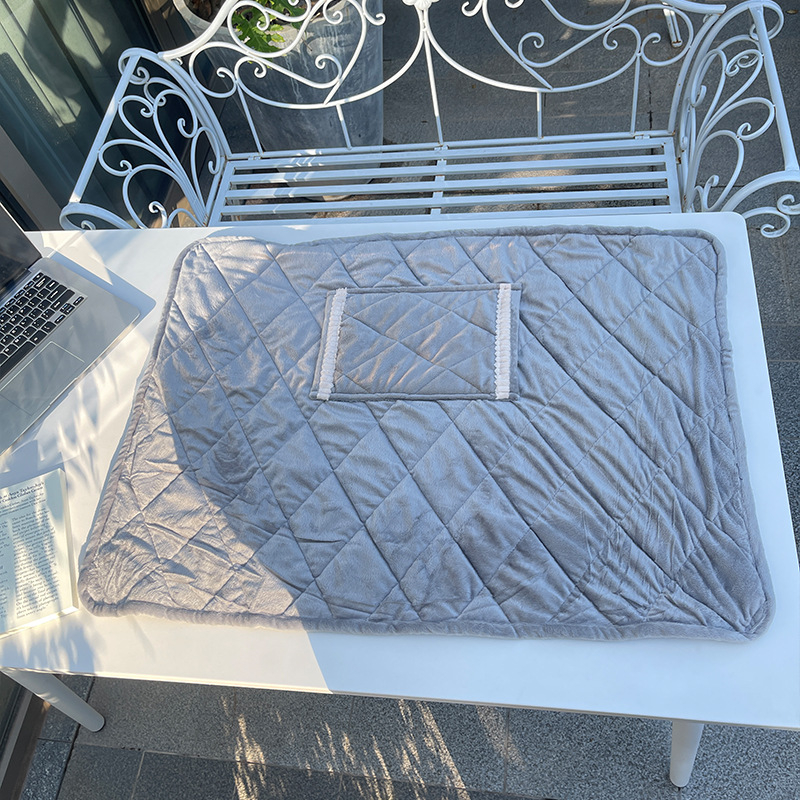 USB maitinama elektrinė antklodė, krištolo veliūras, skalaujama, 45°C pastovi temperatūra, 10W