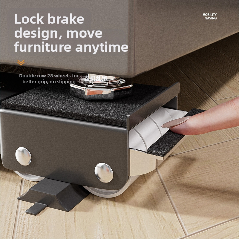 Метална основа за перални машини и хладилници, подвижна и разтегателна, с ударопоглъщане и висока носеща способност