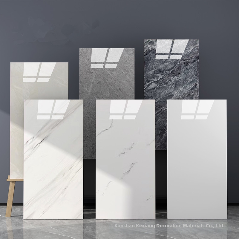 Стенен самозалепващ PVC стикер – имитация на мраморни плочки, водоустойчив, антибактериален, влагозащитен, против замърсяване, модел 16010220, за хол, кухня и спалня