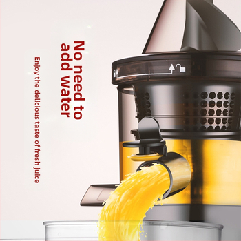 Sulties išspaudimo įrenginys su nuosėdų atskyrimu namų ir komercinei naudai, galia ≤200 W, talpa 0,5 L, iki 1501 ml per ciklą, nuosėdų dėžė 0,5–1 L, maksimali greitis 12 000 rpm