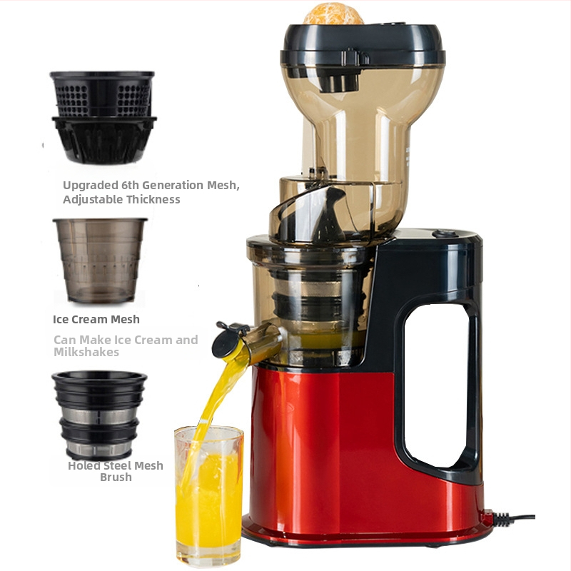 Sulties išspaudimo įrenginys su nuosėdų atskyrimu namų ir komercinei naudai, galia ≤200 W, talpa 0,5 L, iki 1501 ml per ciklą, nuosėdų dėžė 0,5–1 L, maksimali greitis 12 000 rpm