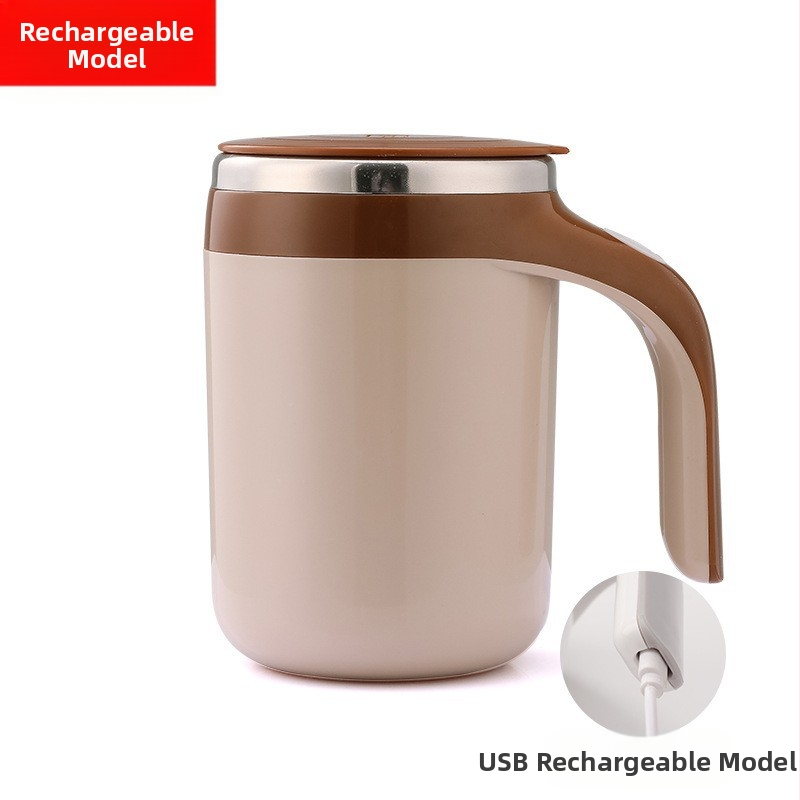 Електрическа стъклена чаша за кафе с автоматично разбъркване, преносима офисна чаша, възможност за персонализация с лого, тегло 542 g