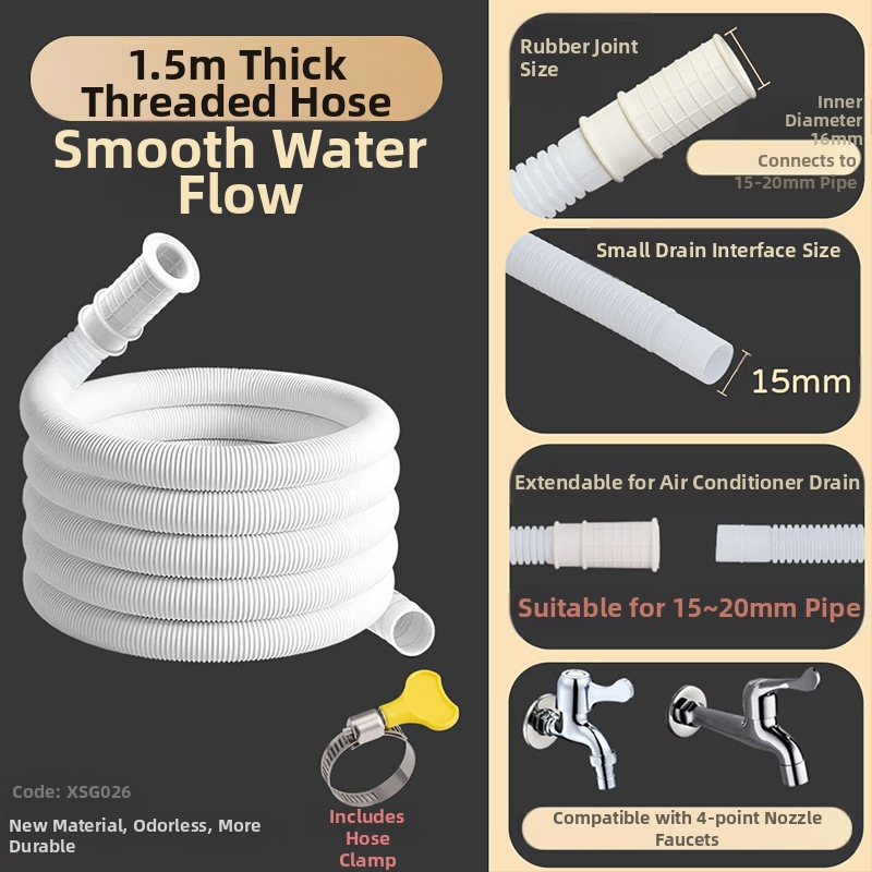 Oro kondicionieriaus išorinės dalies nuotekų vamzdelio plėtinys – silikono-ABS, anti-aging, šiuolaikinis minimalistinis stilius, įprasta veikia temperatūra