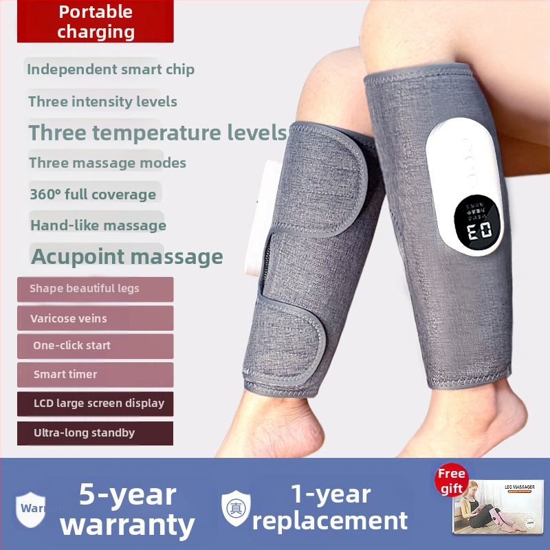 Šlaunų ir kojų masažuoklis su oro slėgio masažu — vibracijos masažas, karštasis suspaudimas, mechaninis valdymas