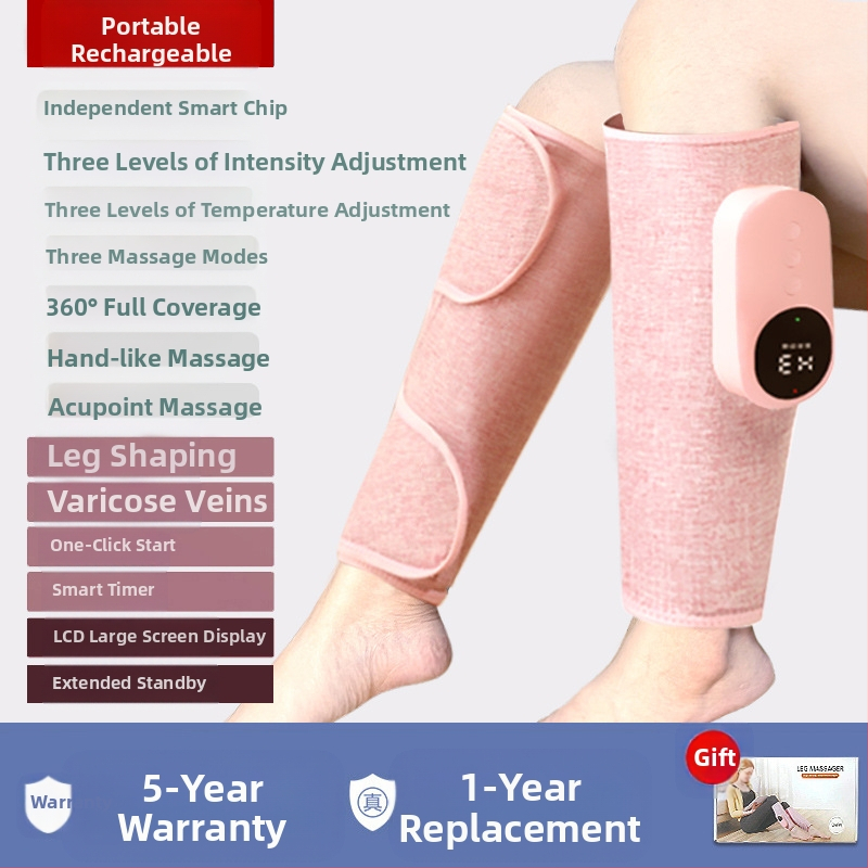 Šlaunų ir kojų masažuoklis su oro slėgio masažu — vibracijos masažas, karštasis suspaudimas, mechaninis valdymas