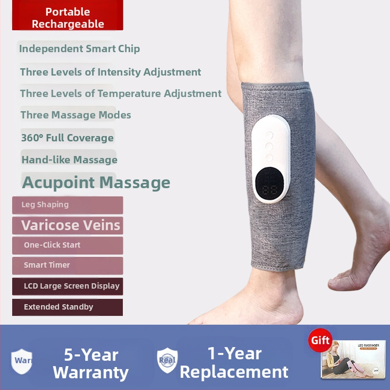 Šlaunų ir kojų masažuoklis su oro slėgio masažu — vibracijos masažas, karštasis suspaudimas, mechaninis valdymas