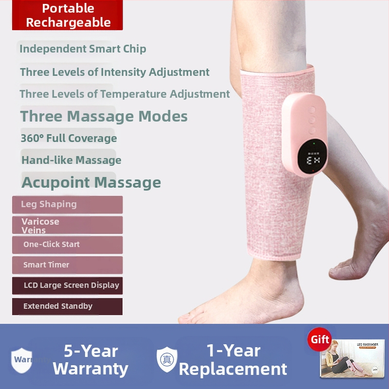 Šlaunų ir kojų masažuoklis su oro slėgio masažu — vibracijos masažas, karštasis suspaudimas, mechaninis valdymas