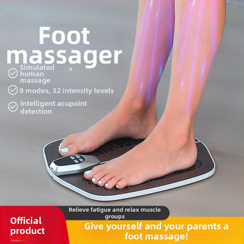 Išmanusis EMS pėdų masažo kilimėlis, keli režimai mikro srovė, infraraudonoji fizioterapija, belaidis nuotolinis valdiklis, laikmatis