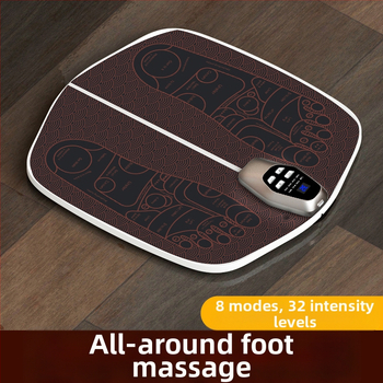 Išmanusis EMS pėdų masažo kilimėlis, keli režimai mikro srovė, infraraudonoji fizioterapija, belaidis nuotolinis valdiklis, laikmatis