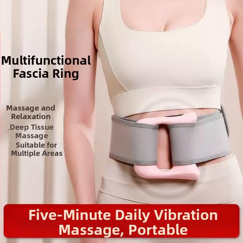 Profesionalus fascijos masažuoklis su USB maitinimu, laikmačio funkcija, mechaninis valdymas, išleistas 2024 m., jogos žiedas