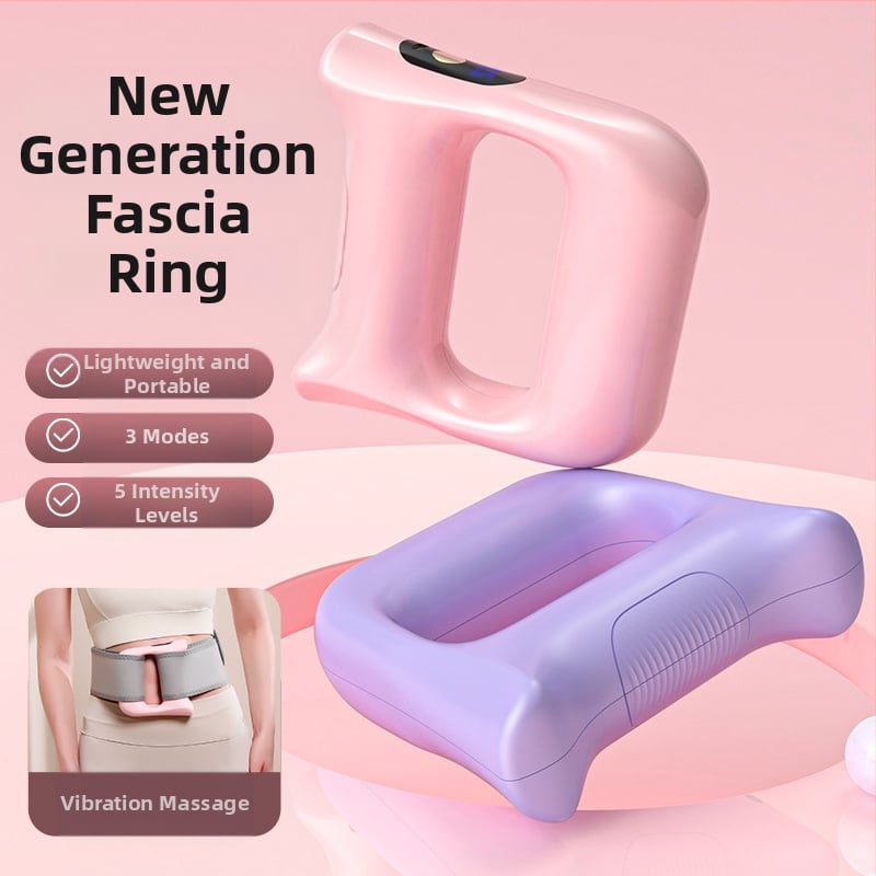 Професионален масажор за фасия с USB захранване, функция таймера и механично управление, 2024 издание, йога пръстен