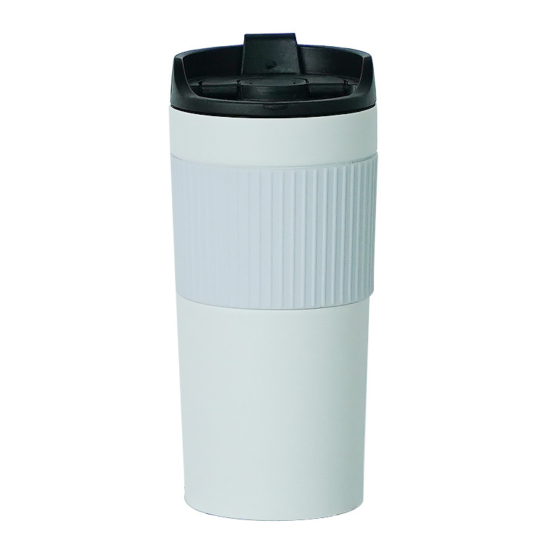 Френч прес чаша за кафе с филтър, вътрешност 304 / външна 201 неръждаема, преносима вакуум-изолирана чаша за автомобил, заключващ капак, 6–12 часа изолация