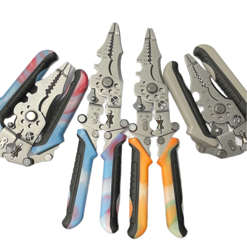 Yixin Daugiafunkcinės laidų odėlioklių žnyplės su išlenkta burna, svoris 0,180 kg