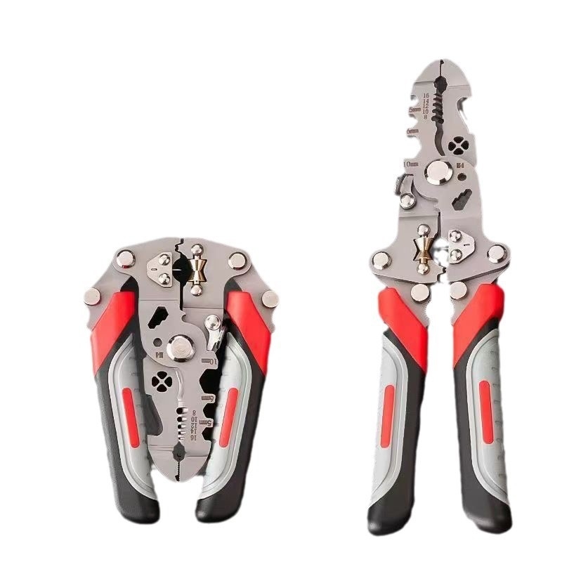 Yixin Daugiafunkcinės laidų odėlioklių žnyplės su išlenkta burna, svoris 0,180 kg