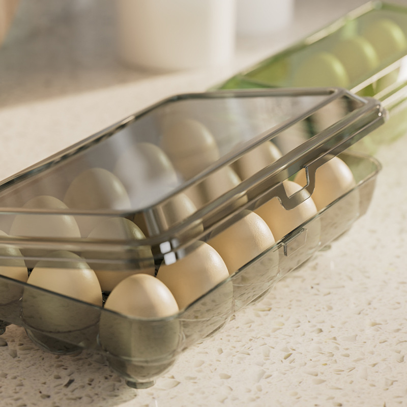 Кутия за яйца – прозрачен контейнер от хранителна пластмаса, запечатан, преносим, за хладилник