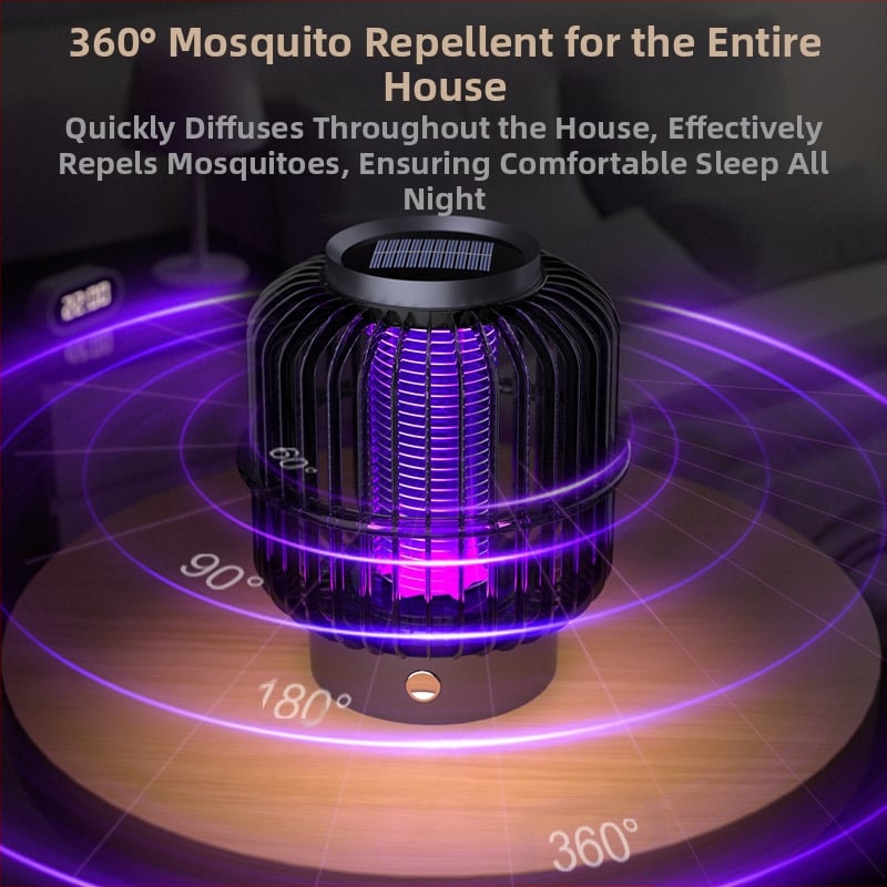 Соларна лампа за комари за двор с електрически удар — модел B01, 3V, CE сертифицирана