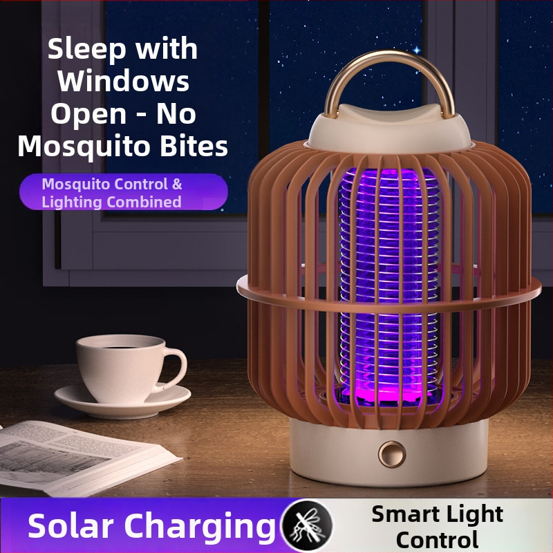 Соларна лампа за комари за двор с електрически удар — модел B01, 3V, CE сертифицирана