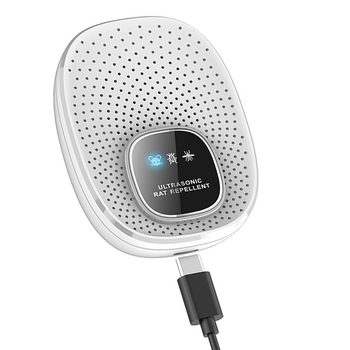 Ultragarsinis pelių atbaidiklis, Smart electronic mouse repeller, ABS korpusas, įtampa 1,5 V, dažnių diapazonas 12–100 kHz