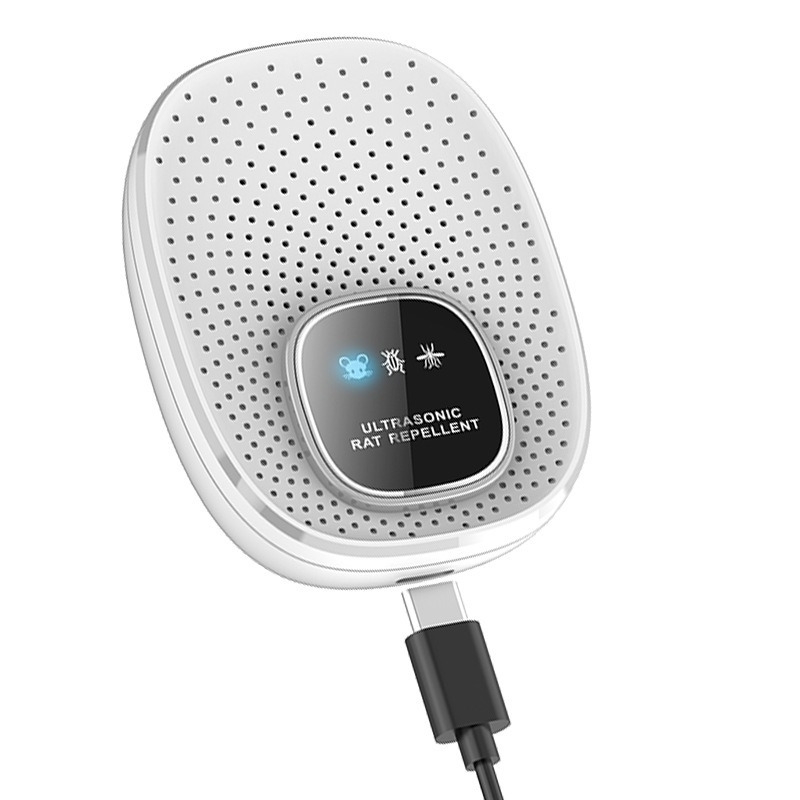 Ultragarsinis pelių atbaidiklis, Smart electronic mouse repeller, ABS korpusas, įtampa 1,5 V, dažnių diapazonas 12–100 kHz