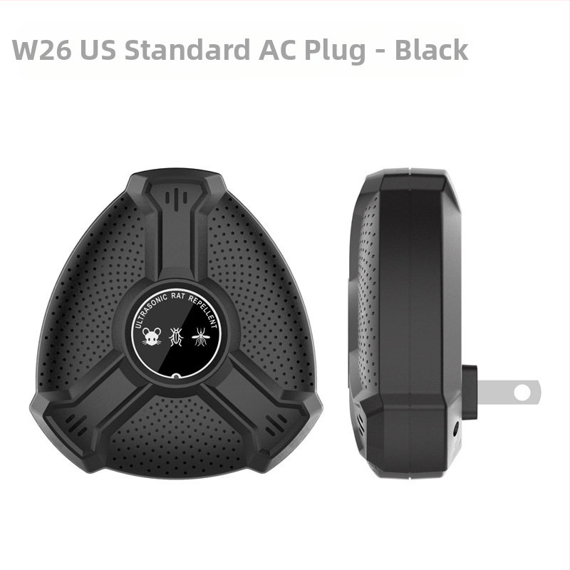 Ultragarsinis pelių atbaidiklis, Smart electronic mouse repeller, ABS korpusas, įtampa 1,5 V, dažnių diapazonas 12–100 kHz