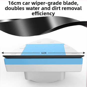 Διπλής όψεως εργαλείο καθαρισμού γυαλιού, από πλαστικό, για οικιακή χρήση, χειροκίνητο