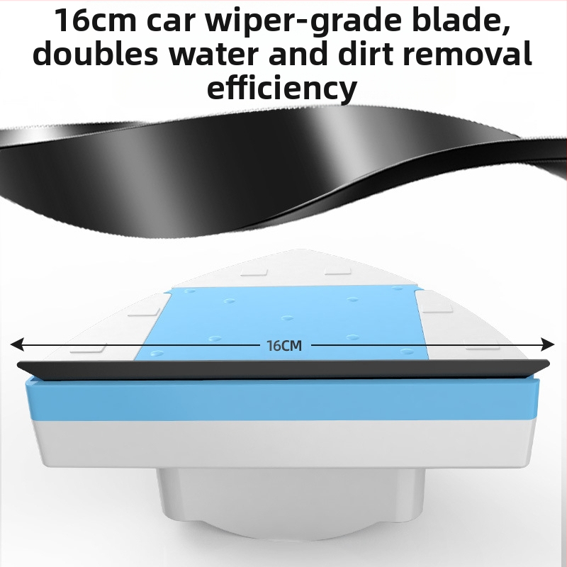 Διπλής όψεως εργαλείο καθαρισμού γυαλιού, από πλαστικό, για οικιακή χρήση, χειροκίνητο