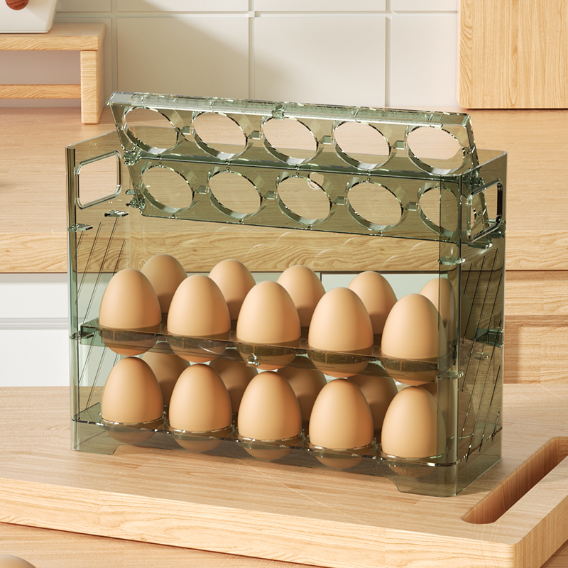 Kiaušinių laikymo dėžutė šaldytuvo šoninėms durims, Nordic stilius, Medžiaga: Metalas, Forma: Kita