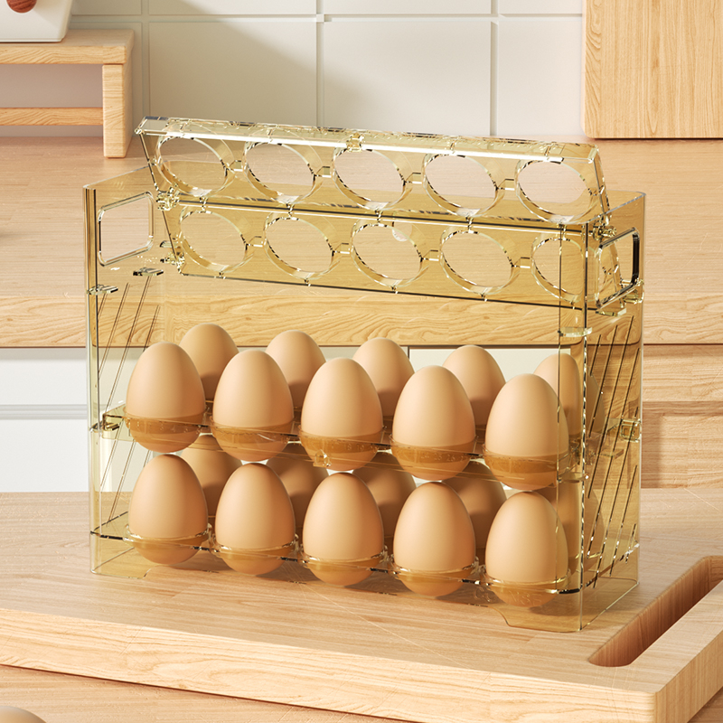 Kiaušinių laikymo dėžutė šaldytuvo šoninėms durims, Nordic stilius, Medžiaga: Metalas, Forma: Kita