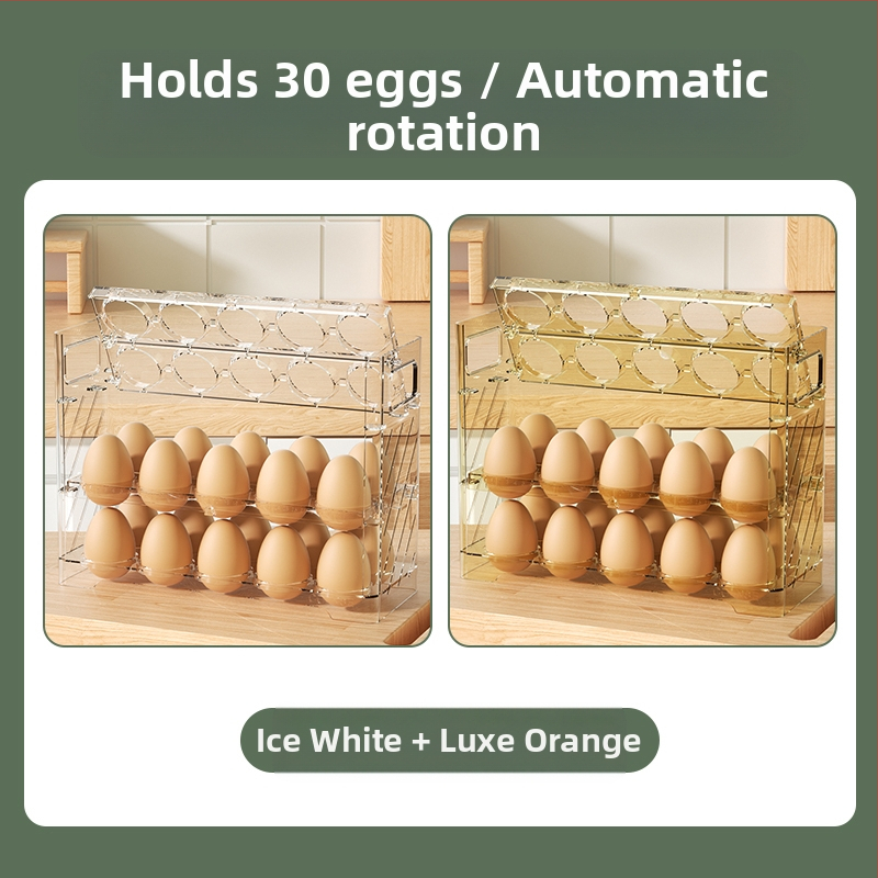 Kiaušinių laikymo dėžutė šaldytuvo šoninėms durims, Nordic stilius, Medžiaga: Metalas, Forma: Kita