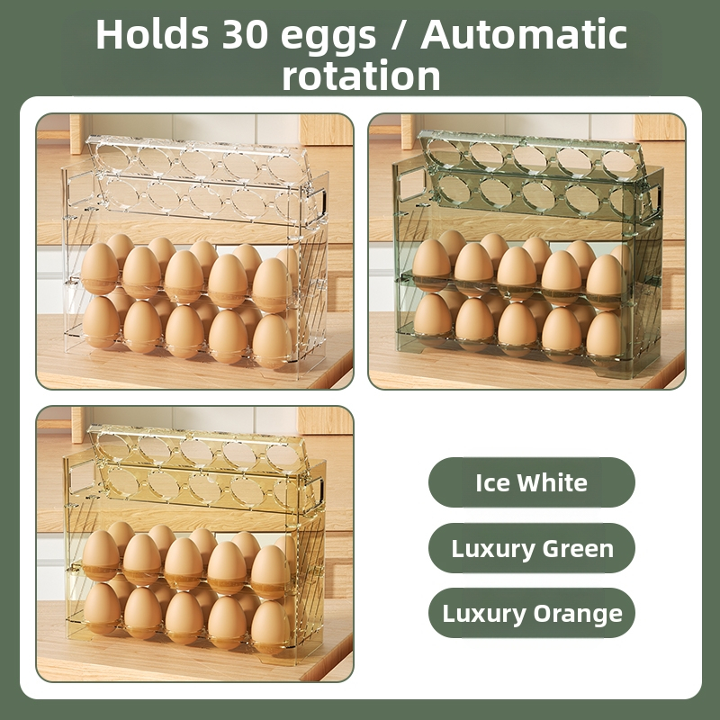 Kiaušinių laikymo dėžutė šaldytuvo šoninėms durims, Nordic stilius, Medžiaga: Metalas, Forma: Kita