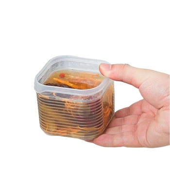 Контейнер за замразяване на супи, разделени порции, кутия за съхранение на храна, хранителен клас, PP материал, подходящ за фризер и хладилник