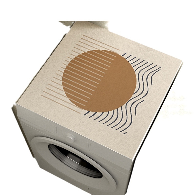 Mosógép védőhuzat – PVC, Silent Wind stílus, (PVC anyag; mosógép védőhuzat; porvédő / kanapé / légkondicionáló fedő)