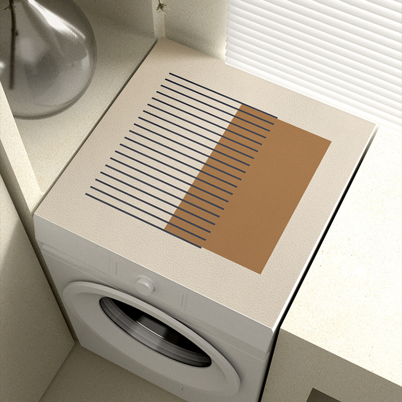 Mosógép védőhuzat – PVC, Silent Wind stílus, (PVC anyag; mosógép védőhuzat; porvédő / kanapé / légkondicionáló fedő)