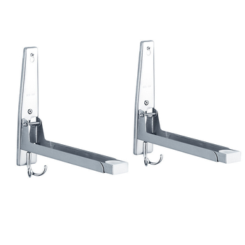 Sieninis mikrobangų kepsninės laikiklis iš 304 nerūdijančio plieno, veidrodinis paviršius, sulankstomas ir išplečiamas, apkrovos talpa 100 kg