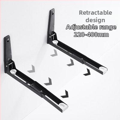 Sieninis mikrobangų kepsninės laikiklis iš 304 nerūdijančio plieno, veidrodinis paviršius, sulankstomas ir išplečiamas, apkrovos talpa 100 kg