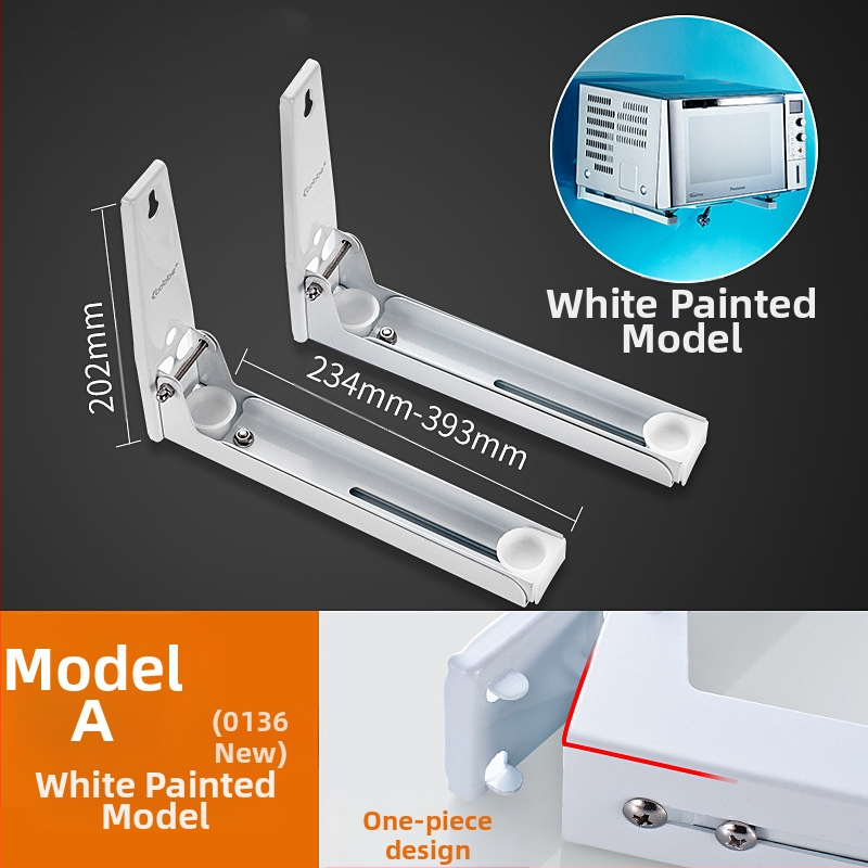 Sieninis mikrobangų kepsninės laikiklis iš 304 nerūdijančio plieno, veidrodinis paviršius, sulankstomas ir išplečiamas, apkrovos talpa 100 kg