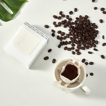 Japonijos stiliaus kavos filtro popierius drip bag su ausų kilpelėmis, suderinamas su moka puodu, tinka šaltai ekstrakcijai, aukštos kokybės