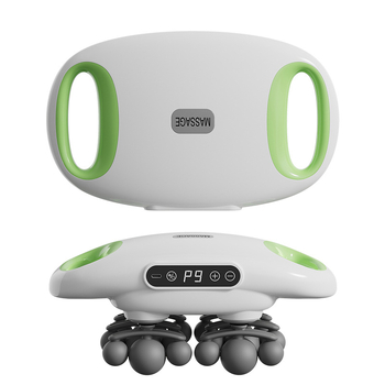 Daugiagalvis fascia masažuoklis su šepetėliu varikliu, 6+ galvų, 5+ pavarų, įmontuota baterija 2000–4000 mAh, triukšmas mažesnis nei 36 dB