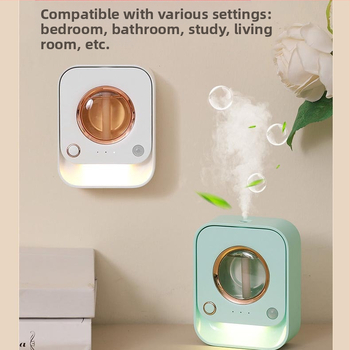 Υπερηχητικός υγραντήρας αρωματοθεραπείας για γραφείο/οικία – επιτραπέζιος ή τοίχου, 1 έξοδος ατμού, τροφοδοσία USB, χρονοδιακόπτης 2–8 ωρών, ήσυχη λειτουργία