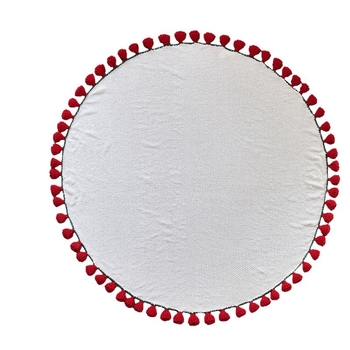 Rankų darbo rožių puokštės pledas, 1000–1499 g poliesteris, gėlių raštas, kaimiško stiliaus, visoms metų laikams