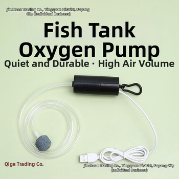 Žuvų akvariumo deguonies siurblys - tylus, nešiojamas, namų ir lauko naudojimui