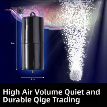 Žuvų akvariumo deguonies siurblys - tylus, nešiojamas, namų ir lauko naudojimui